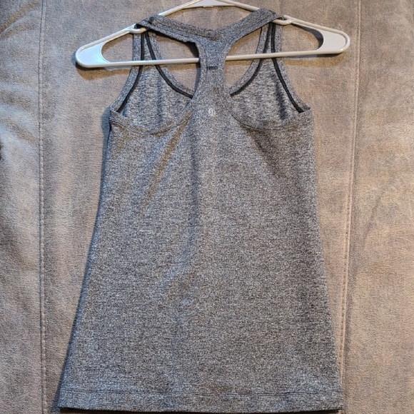 Gray Lululemon Racerback Tank - Picture 2 of 3